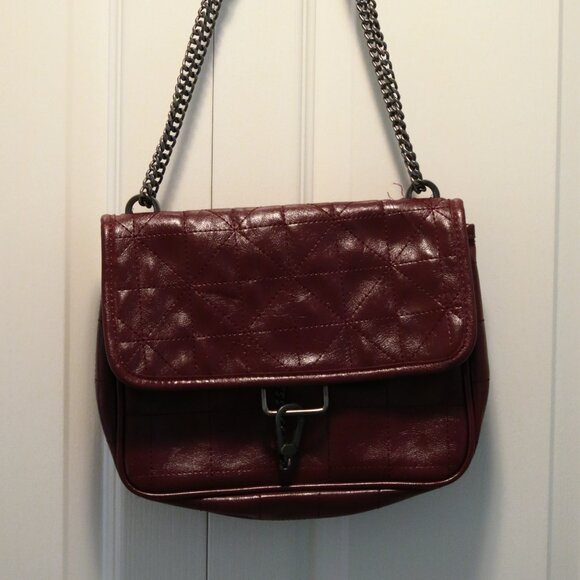 ZARA Burgundy Handbag - Picture 2 of 7